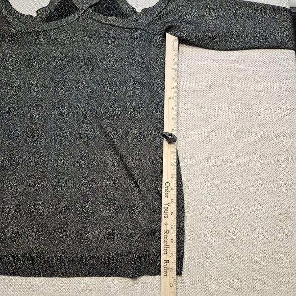 Women's Torrid Knit Cross-Neck Long Sleeve off the shoulder Top Size 2 - Picture 12 of 16